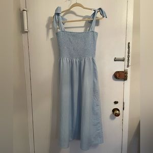 Bohme tie strap midi dress